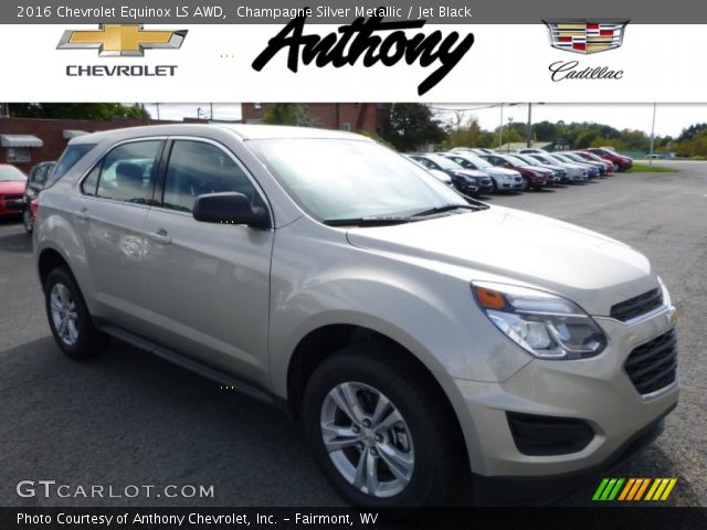 2016 Chevrolet Equinox LS AWD in Champagne Silver Metallic