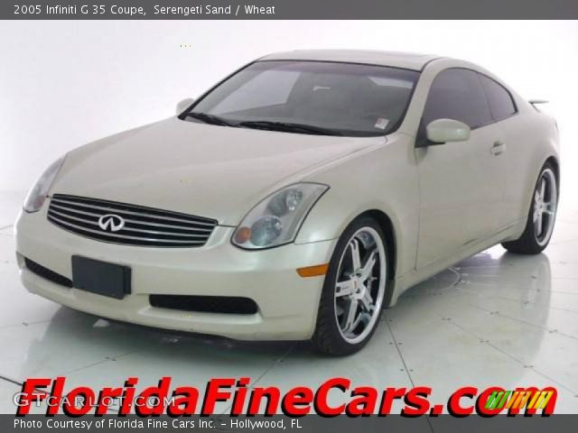 2005 Infiniti G 35 Coupe in Serengeti Sand