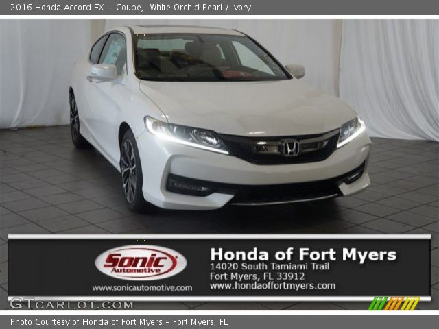 2016 Honda Accord EX-L Coupe in White Orchid Pearl
