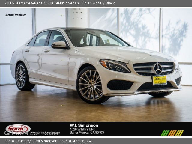 2016 Mercedes-Benz C 300 4Matic Sedan in Polar White