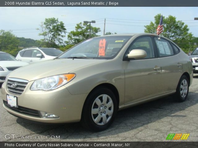 2008 Hyundai Elantra GLS Sedan in Laguna Sand Metallic