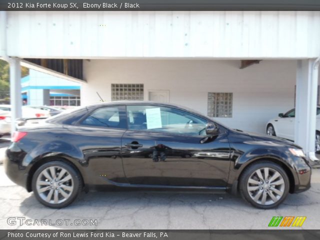 2012 Kia Forte Koup SX in Ebony Black