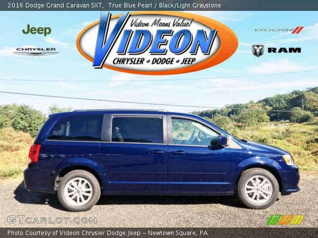 2016 Dodge Grand Caravan SXT in True Blue Pearl