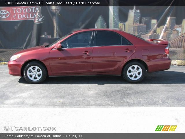 2006 Toyota Camry LE in Salsa Red Pearl
