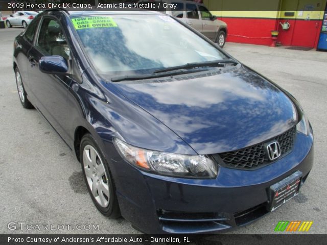 2009 Honda Civic LX Coupe in Atomic Blue Metallic