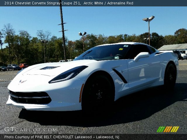 2014 Chevrolet Corvette Stingray Coupe Z51 in Arctic White