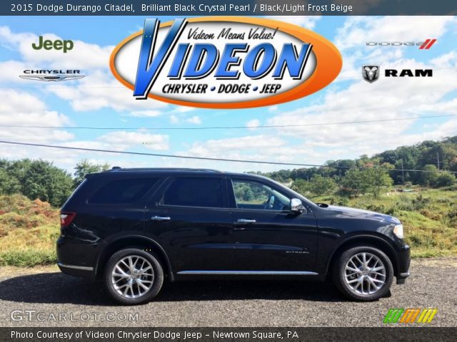 2015 Dodge Durango Citadel in Brilliant Black Crystal Pearl