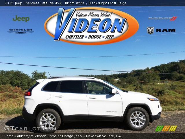 2015 Jeep Cherokee Latitude 4x4 in Bright White