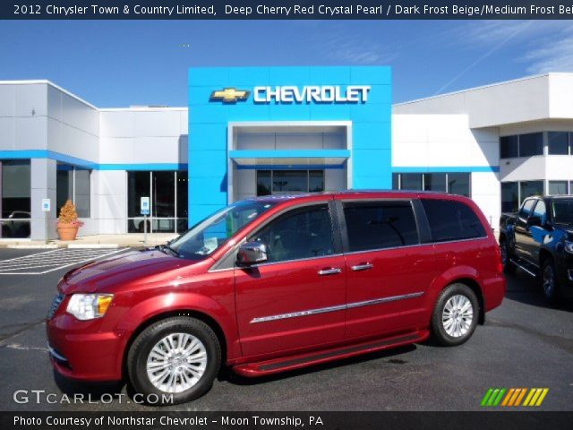 2012 Chrysler Town & Country Limited in Deep Cherry Red Crystal Pearl