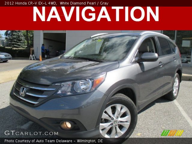 2012 Honda CR-V EX-L 4WD in White Diamond Pearl