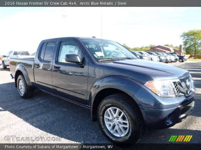 2016 Nissan Frontier SV Crew Cab 4x4 in Arctic Blue Metallic