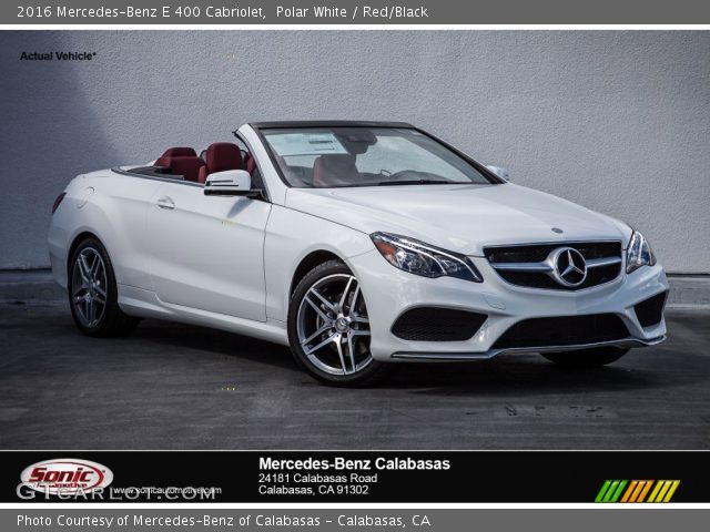 2016 Mercedes-Benz E 400 Cabriolet in Polar White