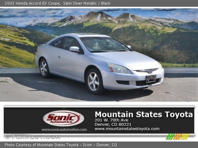 2003 Honda Accord EX Coupe in Satin Silver Metallic