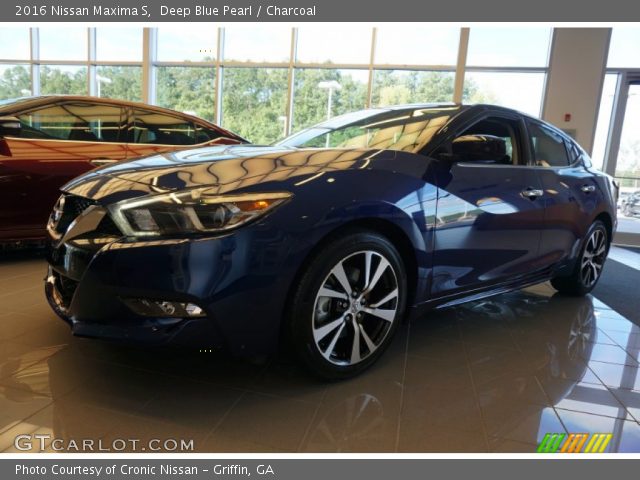 2016 Nissan Maxima S in Deep Blue Pearl
