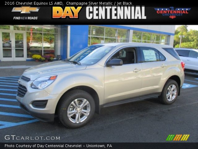 2016 Chevrolet Equinox LS AWD in Champagne Silver Metallic