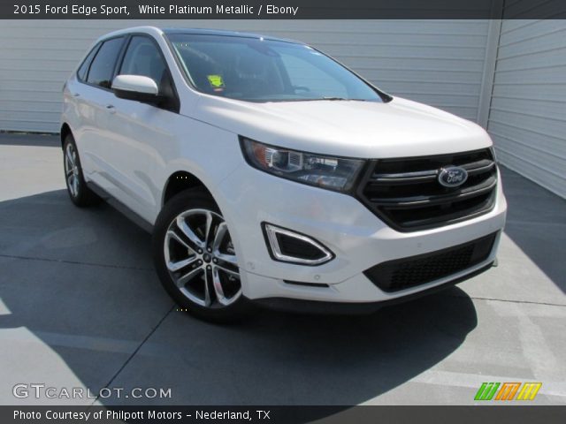 2015 Ford Edge Sport in White Platinum Metallic