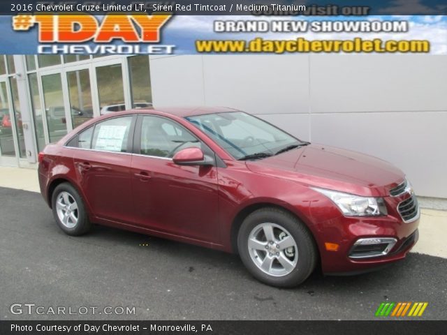 2016 Chevrolet Cruze Limited LT in Siren Red Tintcoat