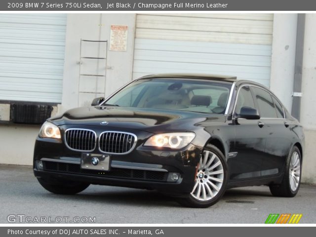 2009 BMW 7 Series 750Li Sedan in Jet Black