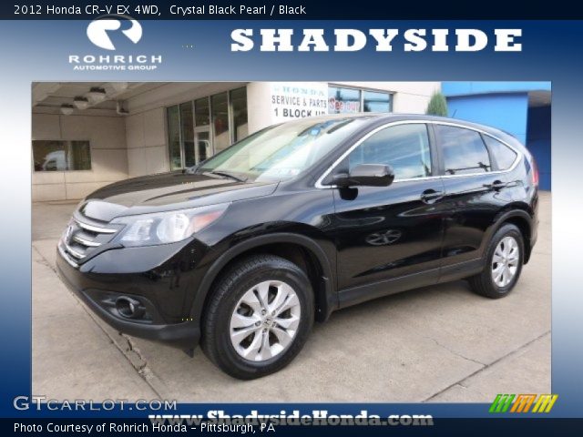 2012 Honda CR-V EX 4WD in Crystal Black Pearl