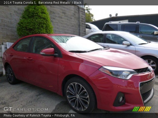 2014 Toyota Corolla S in Barcelona Red Metallic