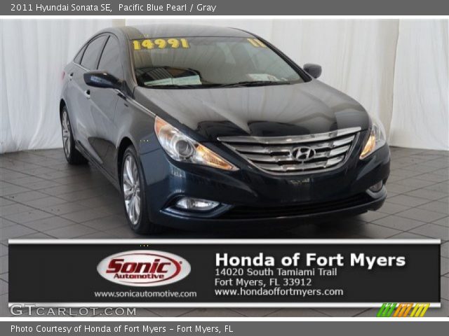 2011 Hyundai Sonata SE in Pacific Blue Pearl