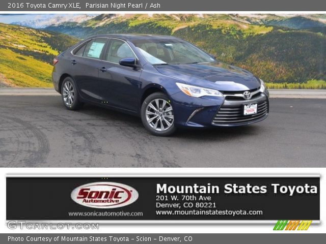 2016 Toyota Camry XLE in Parisian Night Pearl