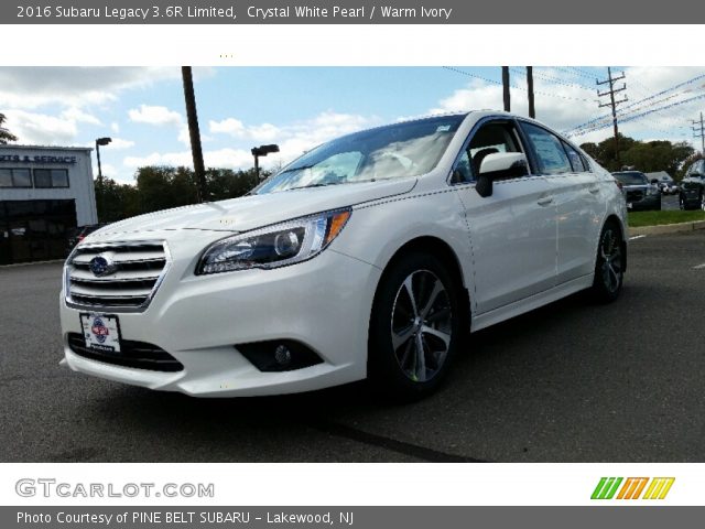 2016 Subaru Legacy 3.6R Limited in Crystal White Pearl