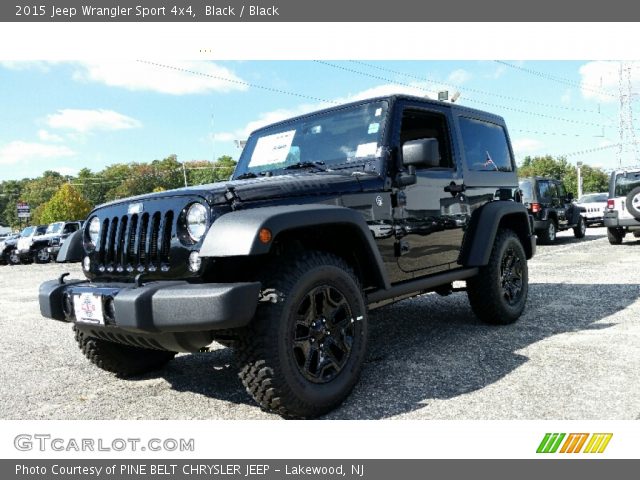 2015 Jeep Wrangler Sport 4x4 in Black