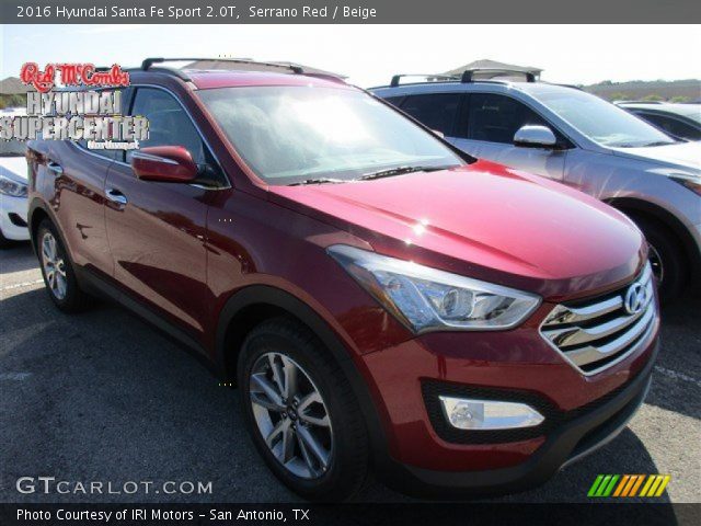 2016 Hyundai Santa Fe Sport 2.0T in Serrano Red