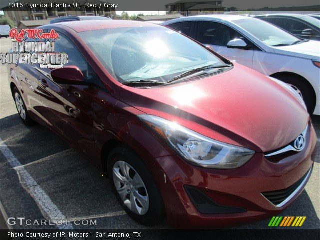 2016 Hyundai Elantra SE in Red
