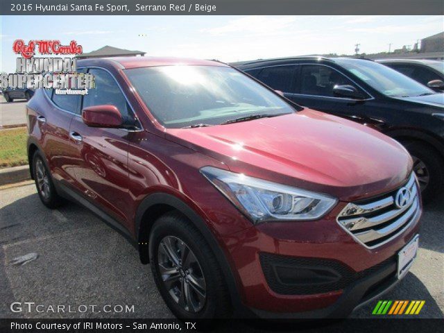 2016 Hyundai Santa Fe Sport  in Serrano Red