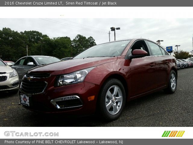 2016 Chevrolet Cruze Limited LT in Siren Red Tintcoat
