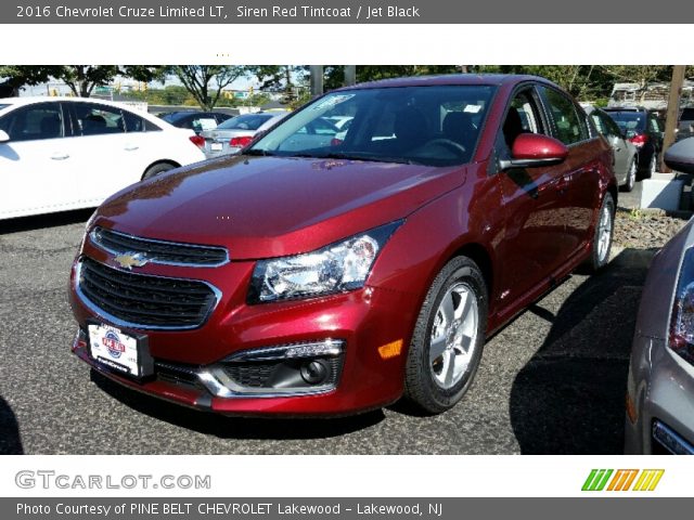 2016 Chevrolet Cruze Limited LT in Siren Red Tintcoat