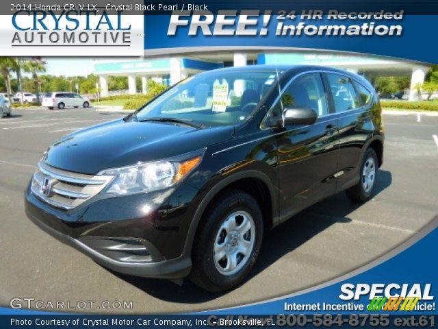 2014 Honda CR-V LX in Crystal Black Pearl