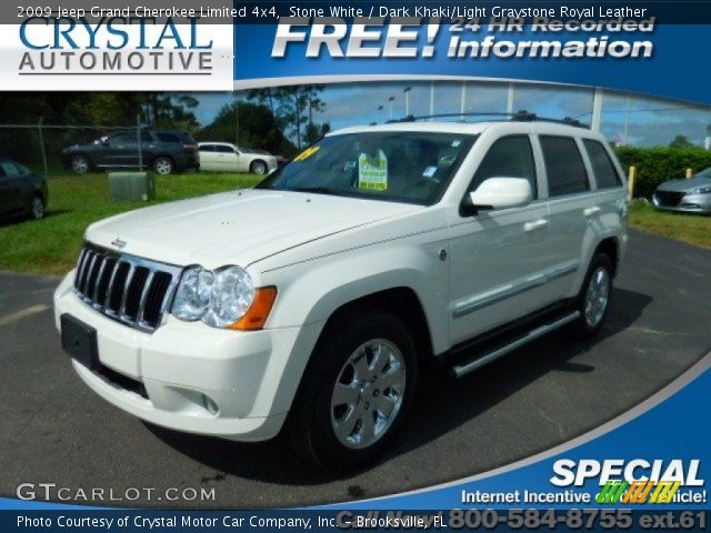 2009 Jeep Grand Cherokee Limited 4x4 in Stone White