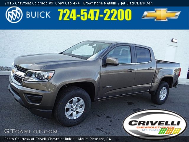 2016 Chevrolet Colorado WT Crew Cab 4x4 in Brownstone Metallic