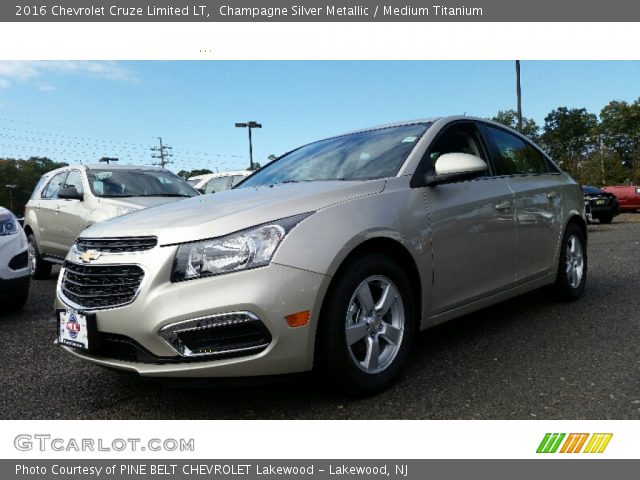 2016 Chevrolet Cruze Limited LT in Champagne Silver Metallic