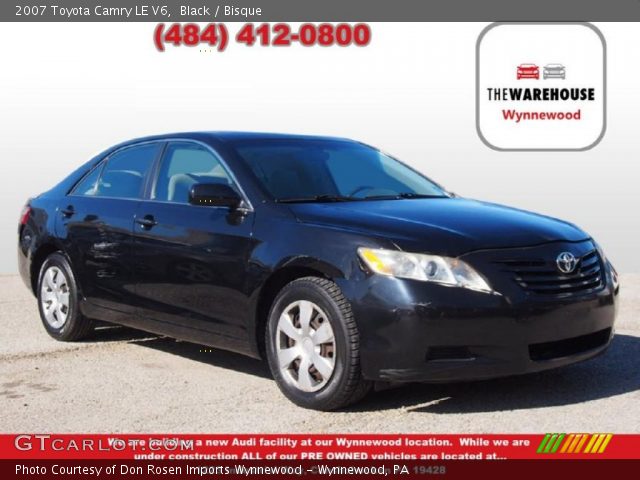 2007 Toyota Camry LE V6 in Black