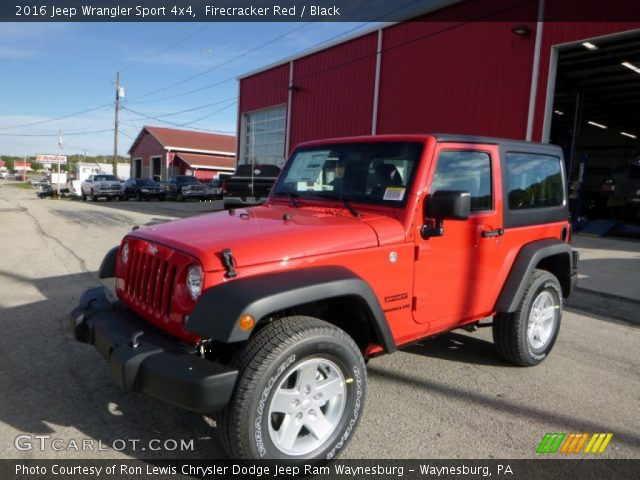 2016 Jeep Wrangler Sport 4x4 in Firecracker Red