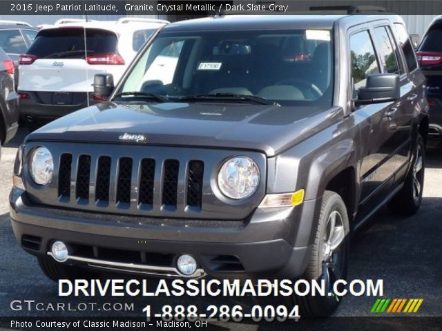 2016 Jeep Patriot Latitude in Granite Crystal Metallic