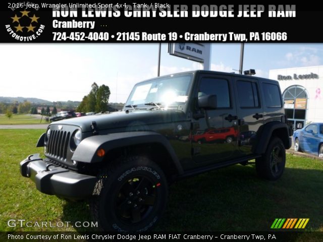 2016 Jeep Wrangler Unlimited Sport 4x4 in Tank