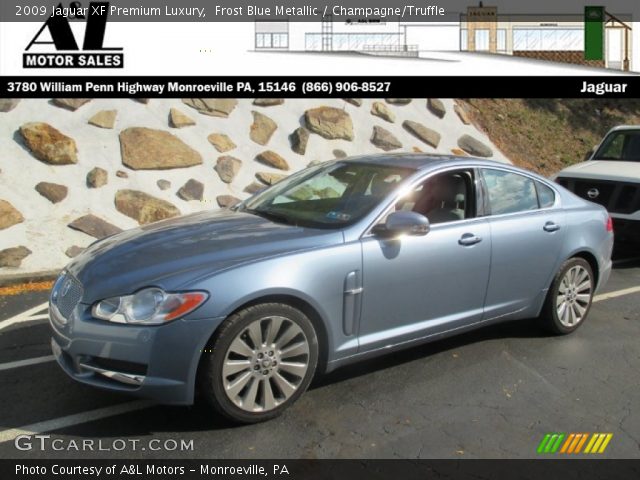2009 Jaguar XF Premium Luxury in Frost Blue Metallic