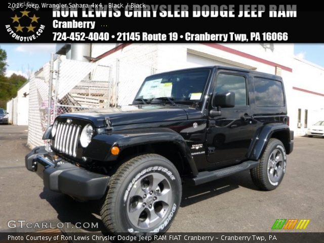 2016 Jeep Wrangler Sahara 4x4 in Black