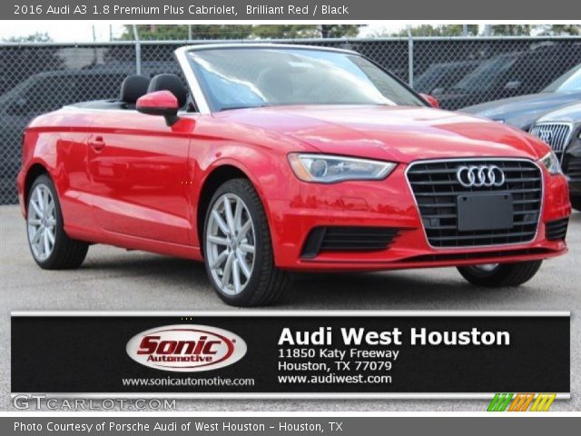 2016 Audi A3 1.8 Premium Plus Cabriolet in Brilliant Red