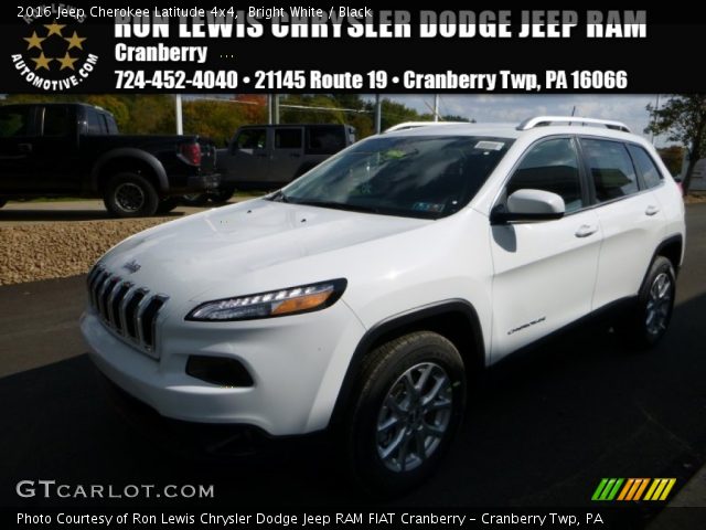 2016 Jeep Cherokee Latitude 4x4 in Bright White