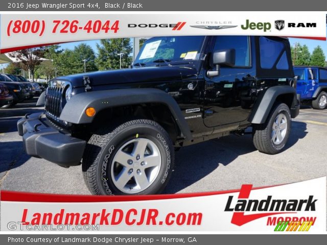 2016 Jeep Wrangler Sport 4x4 in Black
