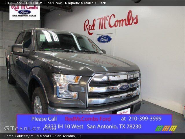 2015 Ford F150 Lariat SuperCrew in Magnetic Metallic