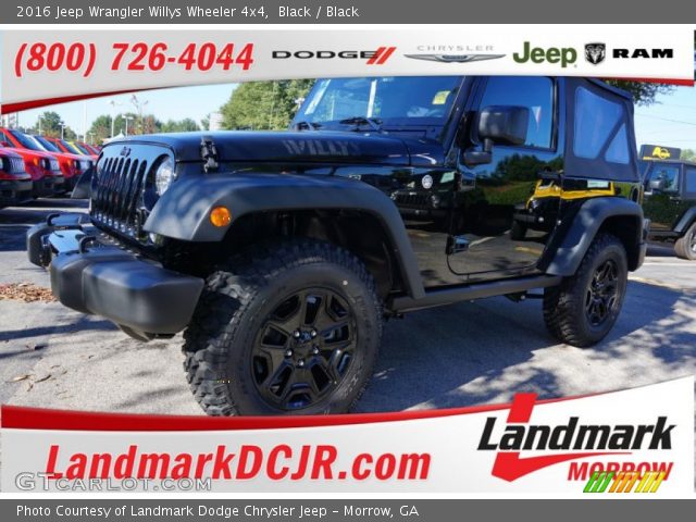 2016 Jeep Wrangler Willys Wheeler 4x4 in Black