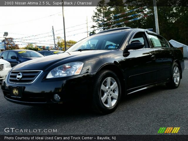 2003 Nissan Altima 2.5 SL in Super Black