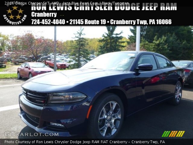 2016 Dodge Charger SXT AWD in Jazz Blue Pearl Coat
